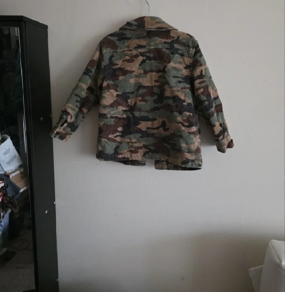 Gap Kids Size 3 Kids' Camouflage Utility Jacket - Green Camo